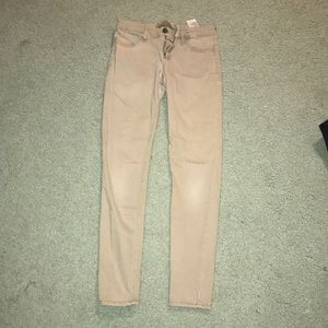 Hollister khaki low rise pants